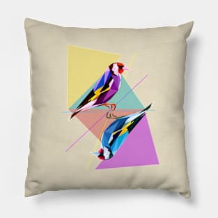 Low Poly Birds Pillow