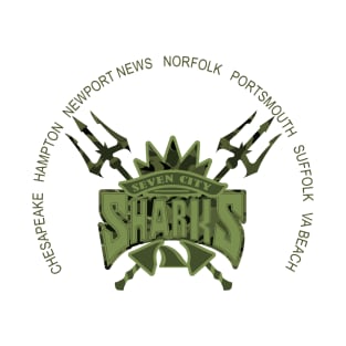 Seven City Sharks-Trident CAMO T-Shirt
