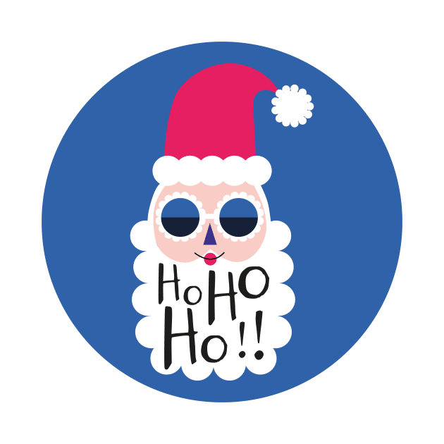 Hohoho Santa Claus Christmas  sunglasses by sugarcloudlb-studio