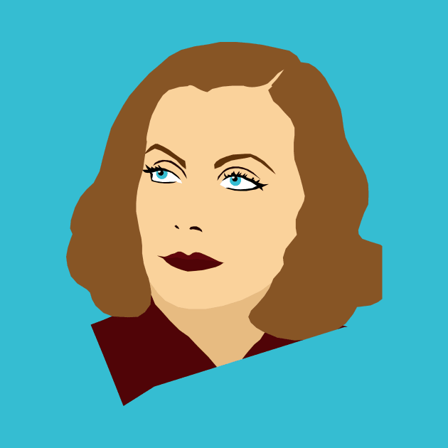 Greta Garbo Portrait by ursoleite