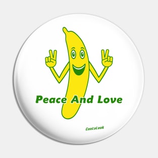 Peace And Love Pin