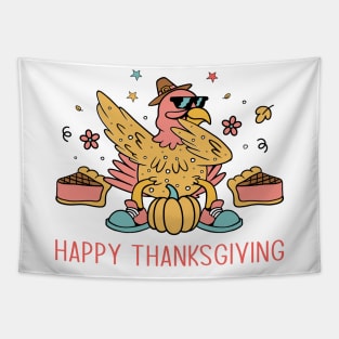 Happy Thanksgiving Tapestry