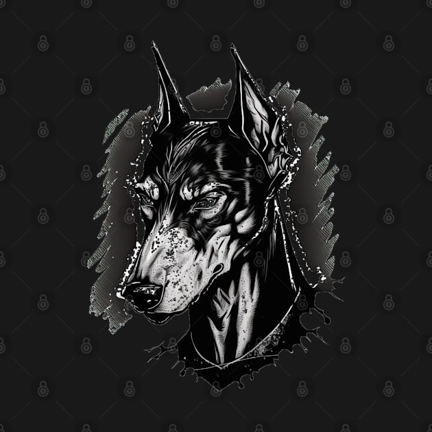 Vicious Doberman by Newtaste-Store