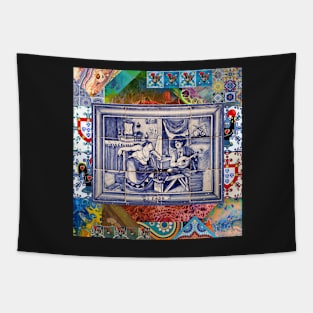 Portuguese folk art Tapestry