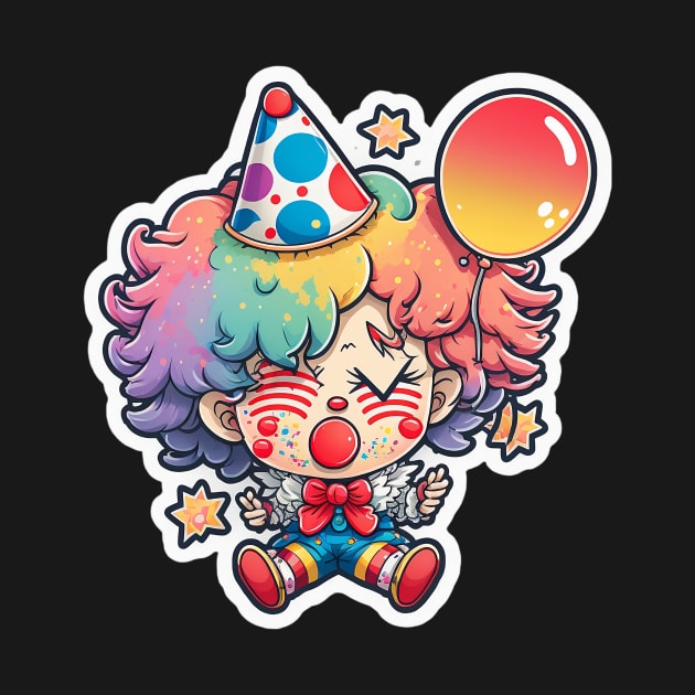 Creepy Cute Kawaii Clown X by 20th Century Tees