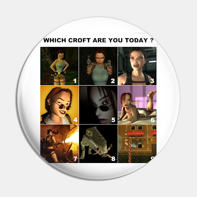 Which Croft are you today? Pin by James-Cr