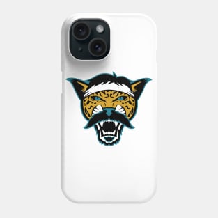 Jag-Stache - White Phone Case