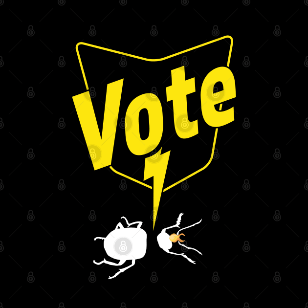 Know Your Parasites Vote Bug Spray by OrangeMonkeyArt