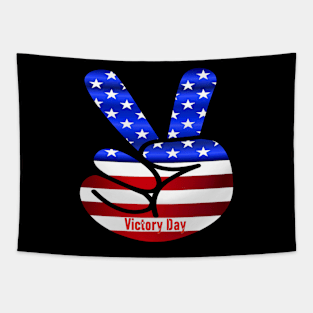 Victory Day Flag usa Tapestry
