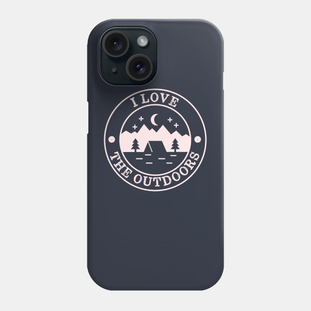 I love to explore outdoors Phone Case by happinessinatee