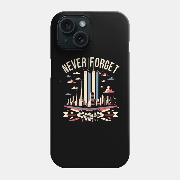 "Never Forget" design Phone Case by WEARWORLD