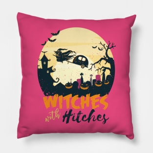 Witches with Hitches Pillow