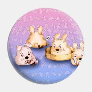 Revenge of the dim sum bunny buns Pin