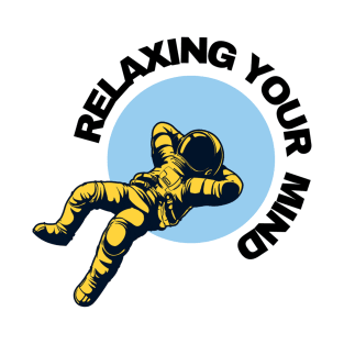 Relaxing Astronaut Design T-Shirt