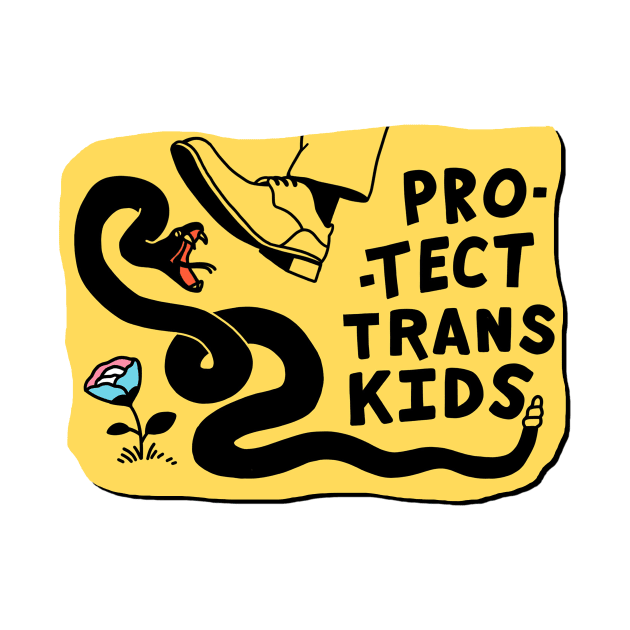 Protect Trans Kids by Quartz Piorus