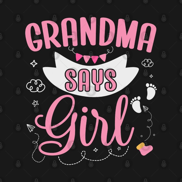 Grandma says Girl cute baby matching family party by ARTBYHM