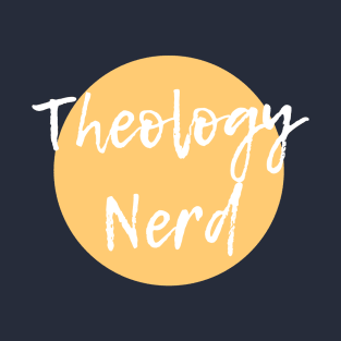 Theology Nerd circle yellow T-Shirt