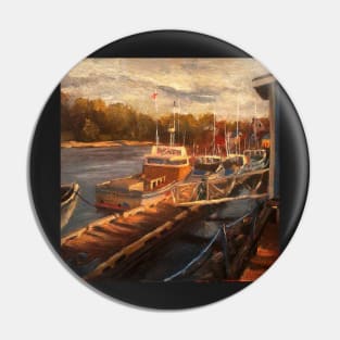 Rustico Harbor Sketch Pin