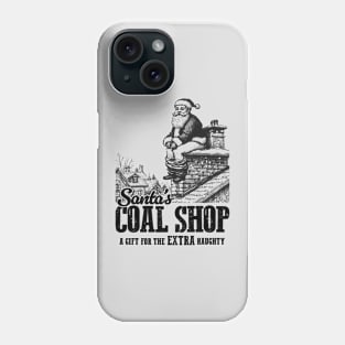 Santa's Naughty List - Funny Christmas Coal Phone Case