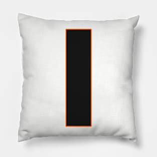 Bold in Black: I's Defining edge Pillow