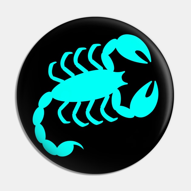 neon scorpion Pin by FromBerlinGift