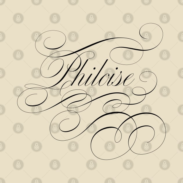 Philoise of Bridgerton, Eloise and Phillip in calligraphy by YourGoods