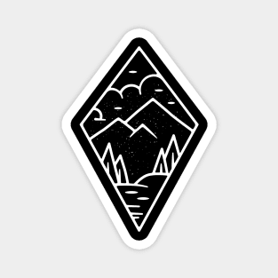 Mountain diamond Magnet