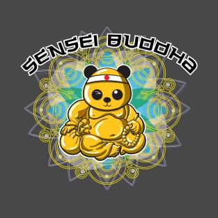 Karate Panda Sensei Buddha T-Shirt