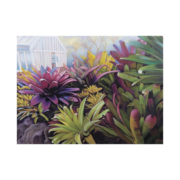 Preying in the Bromeliads by artbyelly