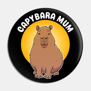 Cute Capybara Mum Pin