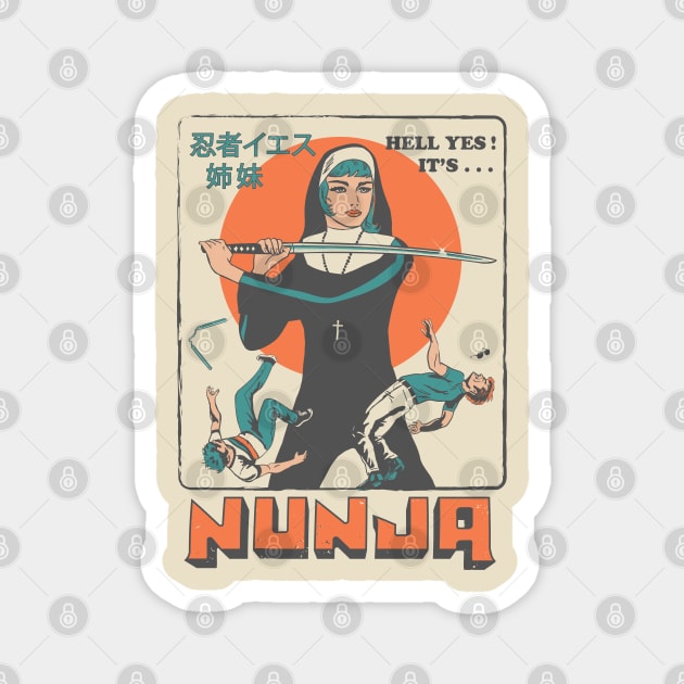 NUNJA volume 2 Magnet by Elan Harris