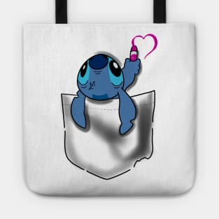 Cute pocket Stitch Tote