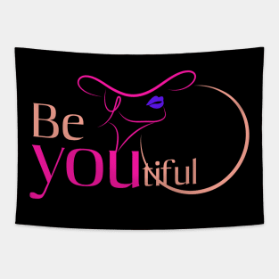 BeYouTiFul, Beautiful Girl Sketch Tapestry