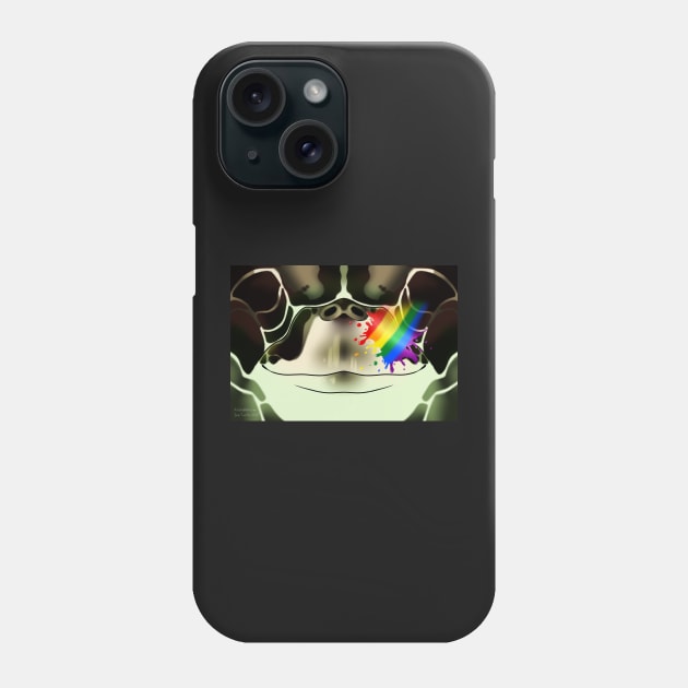 LGBT Pride Sea Turtle Face Phone Case by KeishaMaKainn