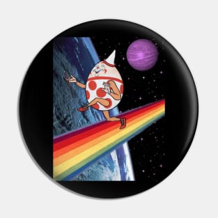 Humpty Dumpty in space Pin