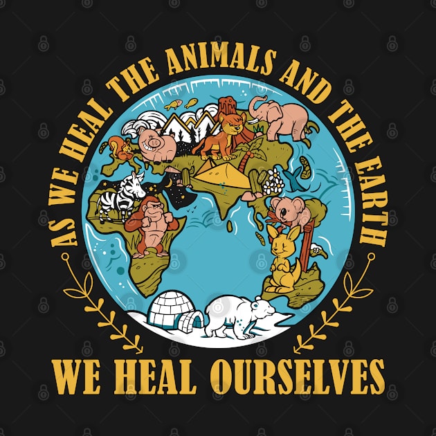 Animal Welfare As We Heal Adoption Animal Worker by T-Shirt.CONCEPTS