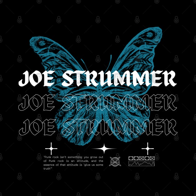 Joe Strummer // Butterfly by Saint Maxima