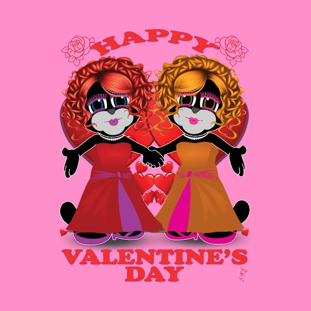 Zapped Kat Happy Valentine’s Day by Swoot by Swoot T's