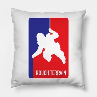 Combat Engineer Rough Terrain NBA logo Pillow