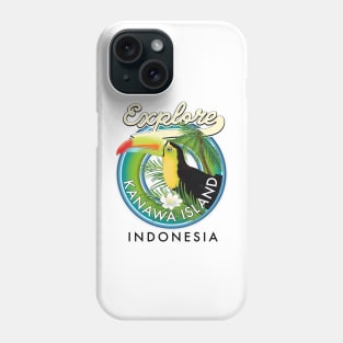 Kanawa Island Indonesia Toucan logo Phone Case