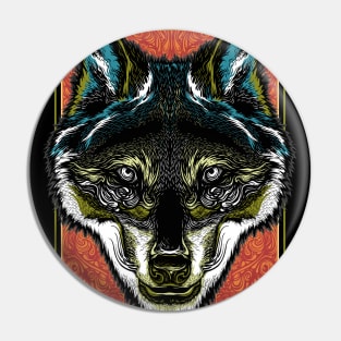 Wolf The Dreamer Pin