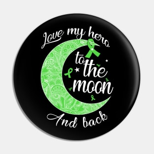 love lymphoma hero to the moon and back Pin