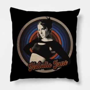 Natalie Jane3 vintage art Pillow