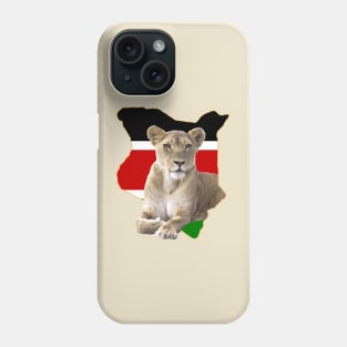 Kenya Lion - BigCat in Africa Phone Case