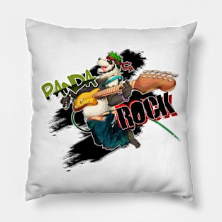 Panda Rock! Pillow