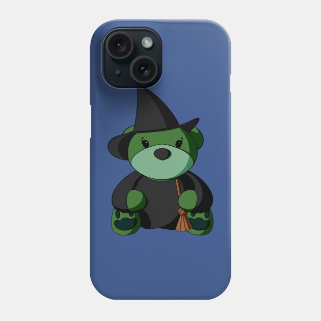 Oz Wicked Witch of the West Teddy Bear Phone Case by Alisha Ober Designs