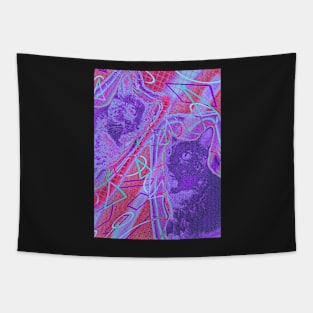 Halftone Cat V6 Tapestry