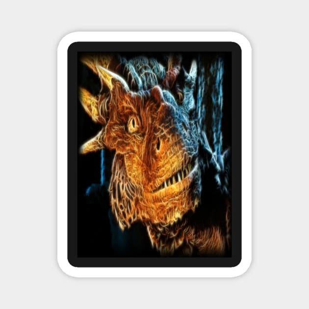 Draco The Dragon From The Hit Dragonheart Movie Magnet by LuckDragonGifts