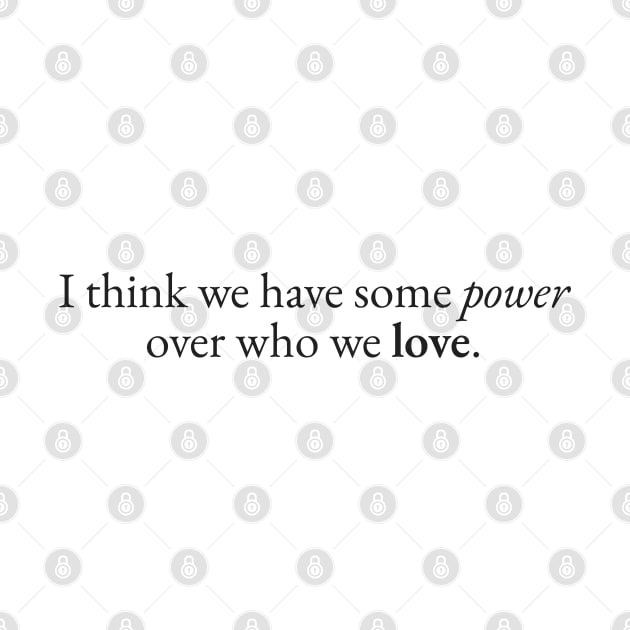 Power over who we Love by beunstoppable