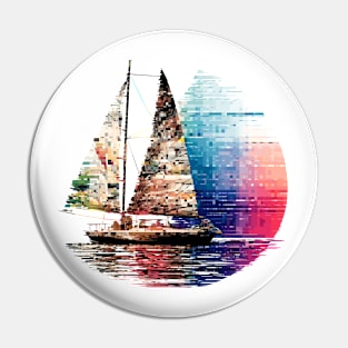 Sailing Boat Sea World Ocean Beauty Discovery Travel Pin